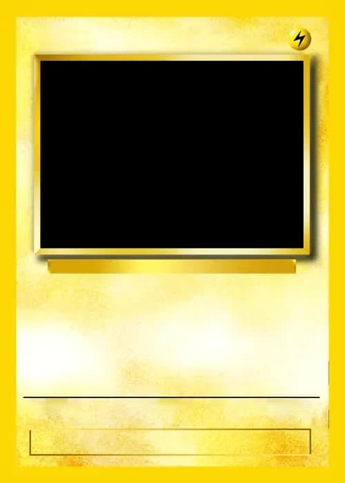Gen 1 Electric-type card template