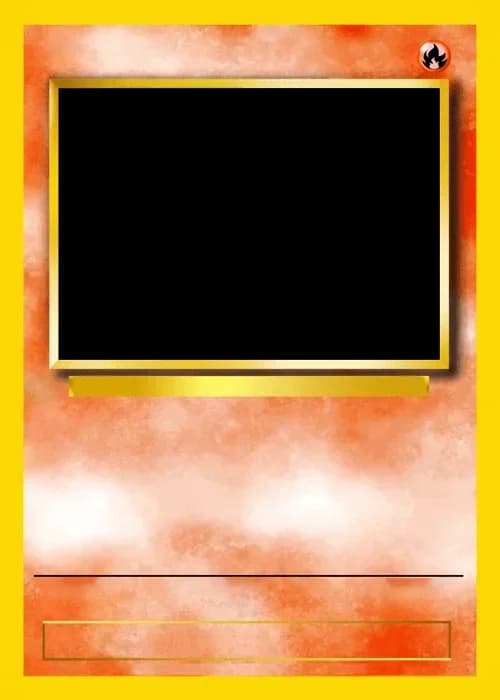 Gen 1 Fire-type card template