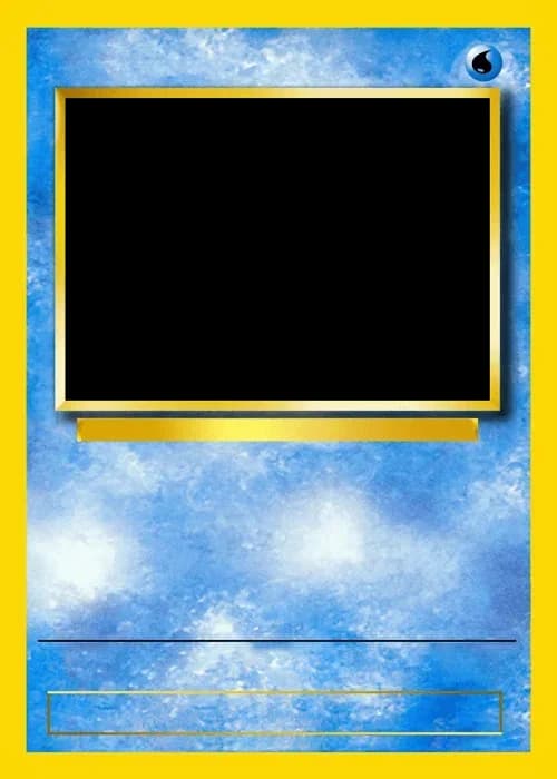 Gen 1 Water-type card template