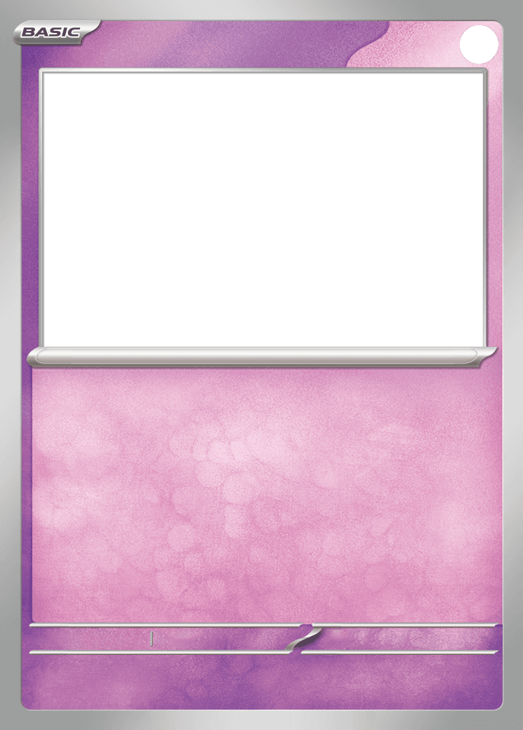 Scarlet & Violet Psychic-type card template