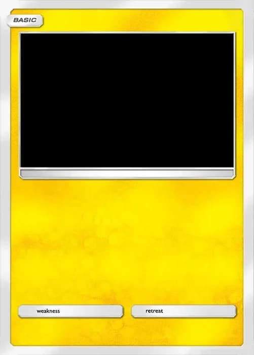 TCG Pocket Electric-type card template