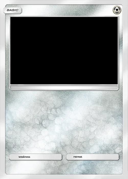 TCG Pocket Steel-type card template